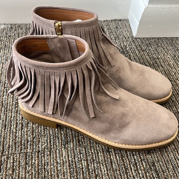 New with tags. Kate spade Betsie bootie in truffle suede - Picture 2 of 6